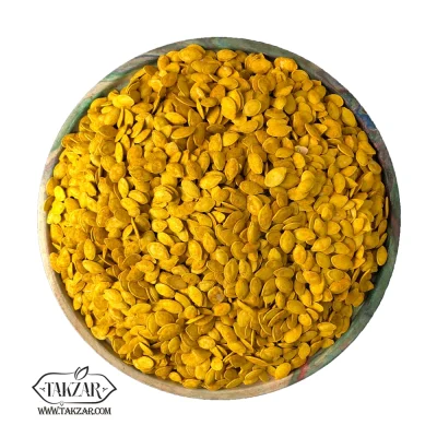 تخمه کدو زعفرانی