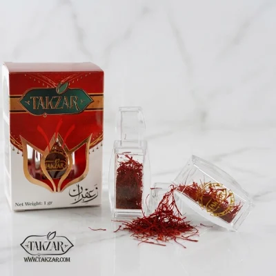 زعفران آذین 1 گرمی تک زر